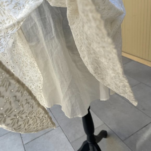 Band Of Outsiders Eyelet Sleevelss Dress Size Large - Picture 5 of 9